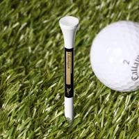 The golden golfer  golf tees
