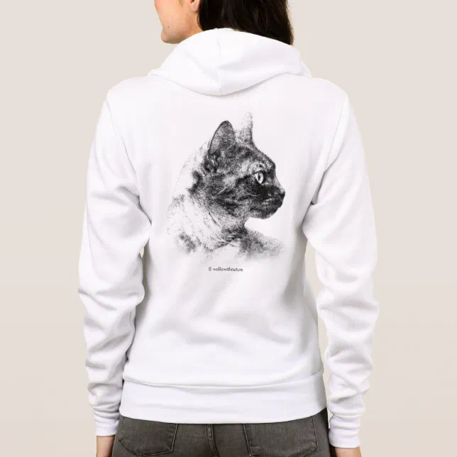 Stella the Grey Cat Hoodie