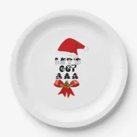 Christmas Let's Get Lit Classic Paper Plates
