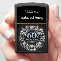 Shimmering Grace: 60th Anniversary Design Zippo Lighter