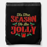 Christmas Tis The Season  Drawstring Bag