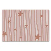 Brown Stars and Stripes Beach Theme Tissue Paper