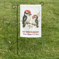 Vocal Red-bellied Woodpecker Garden Flag