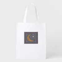 Whimsigoth Moon Classic Grocery Bag
