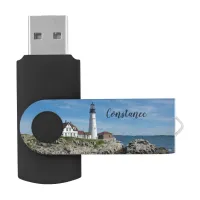 Portland Head Lighthouse Maine Personalized Flash Drive