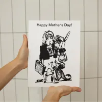 Supermom Happy Mother's Day Small Poster