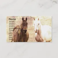 Horse Buddies Business Card