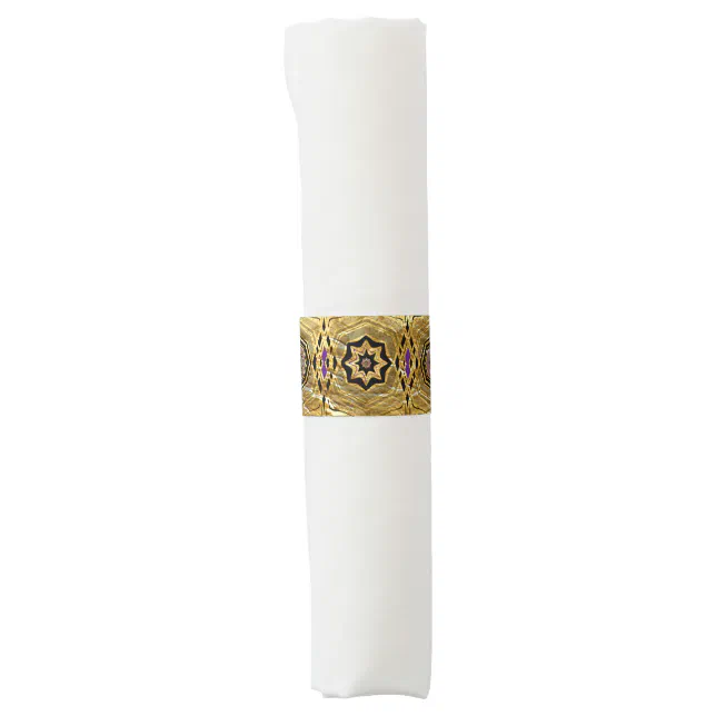 Golden Fantasy Napkin Bands