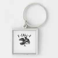F Caw F Essential Classic Aesthetic Keychain