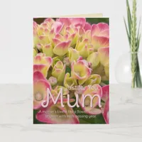 Just for you, Mum Hydrangea flower Card