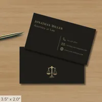 Simple Modern Attorney at Law Business Card