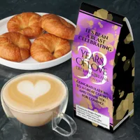 Elegant 33rd Amethyst Wedding Anniversary Roasted Coffee