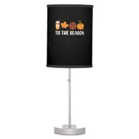 Tis The Season Coffee Fall Pickleball And Hallowee Table Lamp