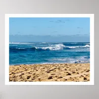 Tropical Island Beach Photography Fine Art Poster