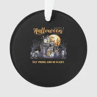 Eat Drink And Be Scary Classic Ornament