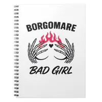Bgm Bad Girl II - Skeleton Heart Hands   Notebook