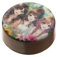 Cute Anime Girls Birthday Party Chocolate Covered Oreo