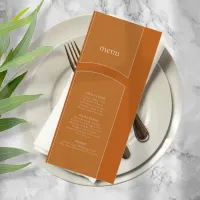 Thin Line Minimalist Wedding Menu Paprika ID919