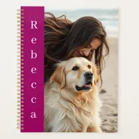 Personalized Photo and Name  Planner