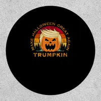 Trumpkin Make Halloween Great Again Vintage Patch