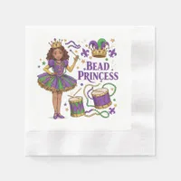 Bead Princess - Mardi Gras Napkins