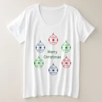 Tshirt - Circle of Christmas Decorations