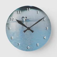 Clock - Western Grebe in harbor v3