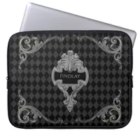 Personalized Steampunk Goth Laptop Sleeve