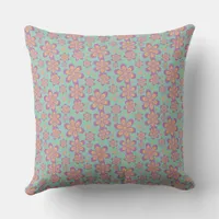 Floral Pattern - Throw Pillow