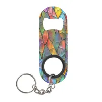 Funky Stained Glass Magic Keychain Bottle Opener