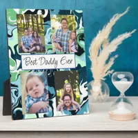 Personalized Best Daddy Ever Photo  Plaque