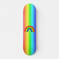 Rainbow Heart LGBTQ+  Skateboard