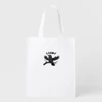 The Crow F-Caw-F (F Off) Essential Grocery Bag