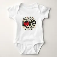 Cute Little Lovebug Valentine Love Baby Bodysuit