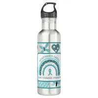 Myasthenia Gravis Hope, Courage, Strength Stainless Steel Water Bottle