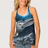 Nocturnal Grace Owl Tank Top