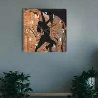 Adventure Climber Acrylic Wall Clock