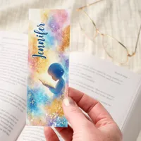 Child Reading Bible Spiritual Personalized Bookmarks