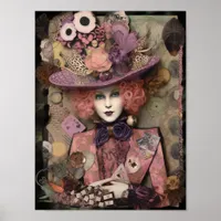 Alice in a fancy hat poster