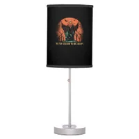 Tis The Season To Be Creepy Pumpkin Table Lamp