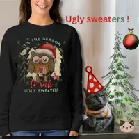 Rock Ugly Sweater Funny OWL T-Shirt