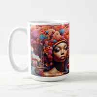 Dreams of Heritage: A Vibrant Future African  Coffee Mug