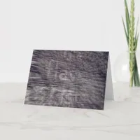 Abstract Ghost Sign on Brick Building all occasion Card