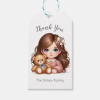 Personalized Sweet Baby Girl Gift Tags