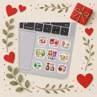 Cute Kawaii Food Pair Pun Sheet Sticker