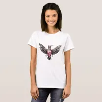 T-shirt with cute humming bird design 