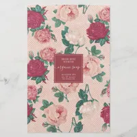 Vintage Floral Organic Soap Wrapper