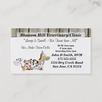 Veterinarian Business Card