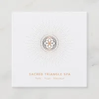 *~* Alchemy Mandala Shaman Sacred Geometry Square Business Card