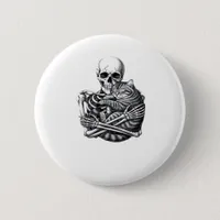 Till Death Do Us Part Quote Classic Design Button